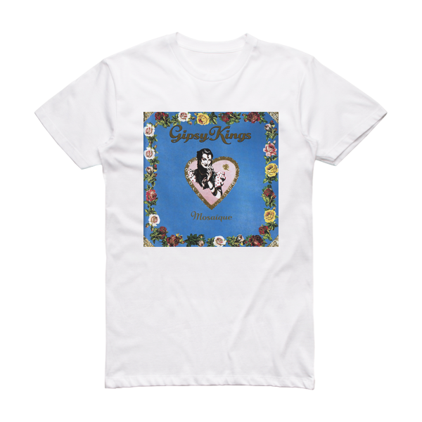 Gipsy Kings Mosaque Album Cover T-Shirt White