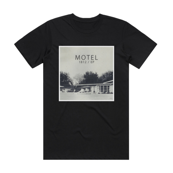 Motel 1812 Motel 1812 Album Cover T-Shirt Black