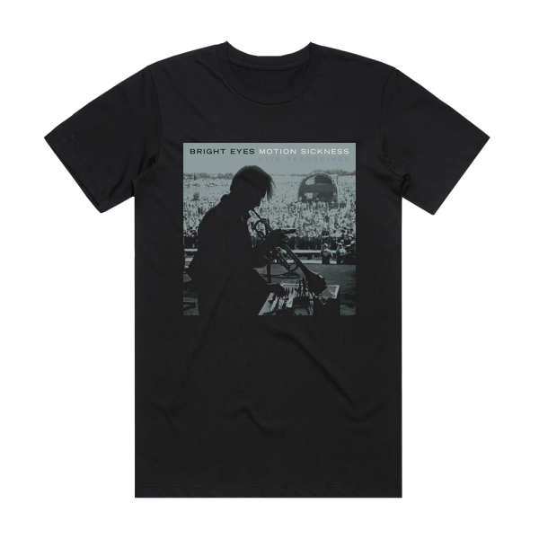 Bright Eyes Motion Sickness Live Recordings Album Cover T-Shirt Black