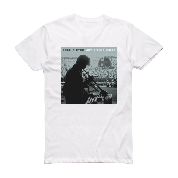 Bright Eyes Motion Sickness Live Recordings Album Cover T-Shirt White