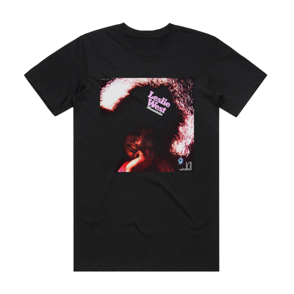 Leslie West Mountain Album Cover T-Shirt Black