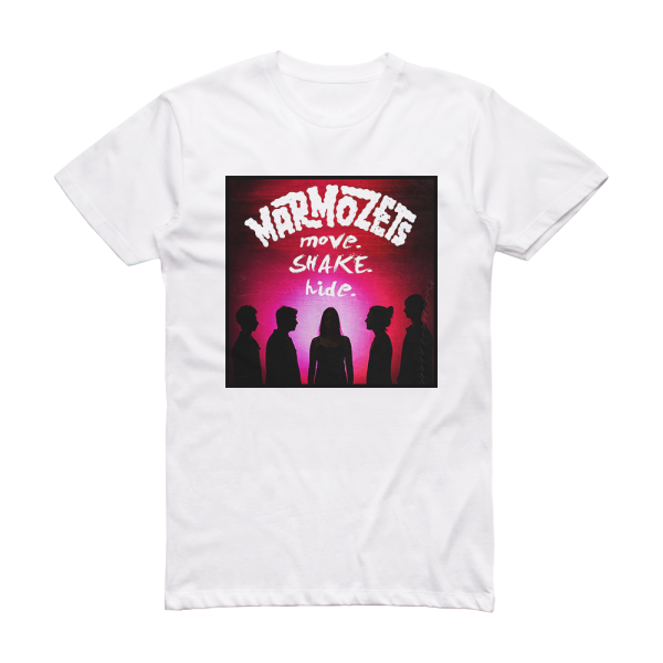 Marmozets Move Shake Hide Album Cover T-Shirt White