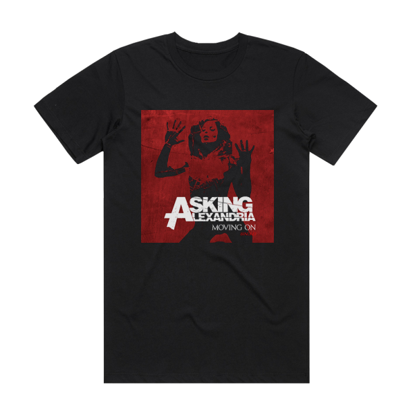 Asking Alexandria Moving On Album Cover T-Shirt Black