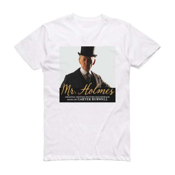 Carter Burwell Mr Holmes Album Cover T-Shirt White