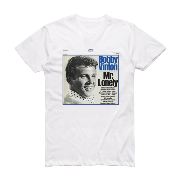 Bobby Vinton Mr Lonely Album Cover T-Shirt White