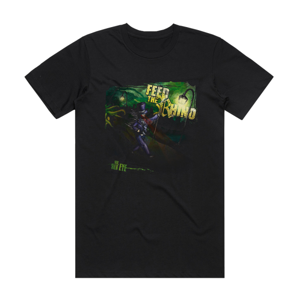 Feed The Rhino Mr Red Eye Album Cover T-Shirt Black