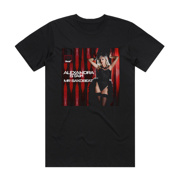 Alexandra Stan Mr Saxobeat 2 Album Cover T-Shirt Black