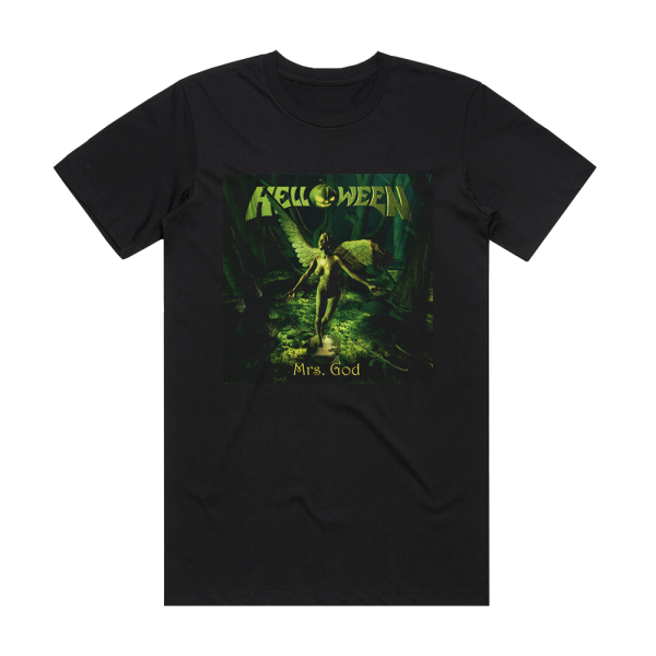 Helloween Mrs God Album Cover T-Shirt Black