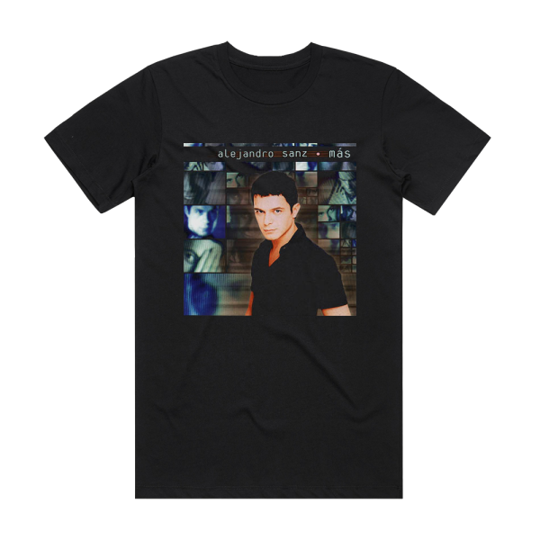 Alejandro Sanz Ms Album Cover T-Shirt Black