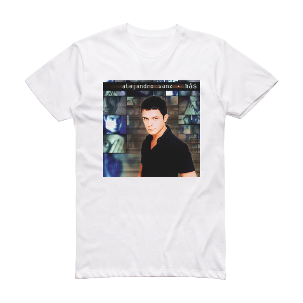 Alejandro Sanz Ms Album Cover T-Shirt White