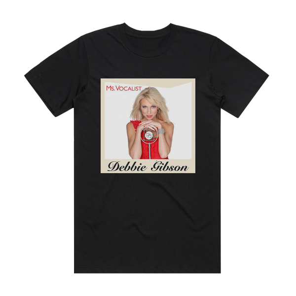 Debbie Gibson Ms Vocalist Album Cover T-Shirt Black