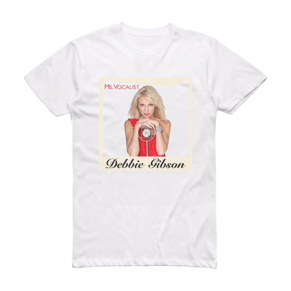 Debbie Gibson Ms Vocalist Album Cover T-Shirt White