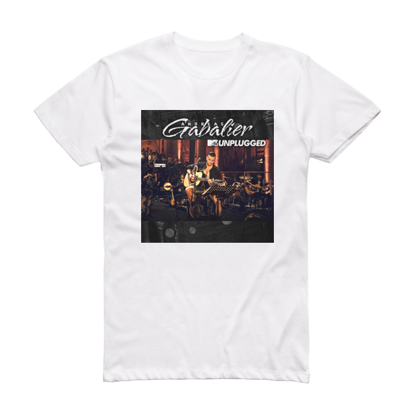 Andreas Gabalier Mtv Unplugged Album Cover T-Shirt White