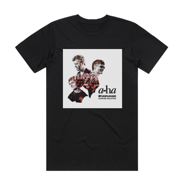 a‐ha Mtv Unplugged  Summer Solstice Album Cover T-Shirt Black