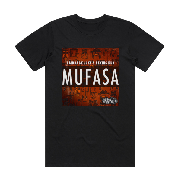 Laidback Luke Mufasa Album Cover T-Shirt Black