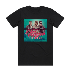 manny montes Mujer Virtuosa Album Cover T-Shirt Black