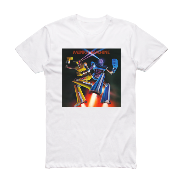 Munich Machine Munich Machine Introducing The Midnite Ladies Album Cover T-Shirt White