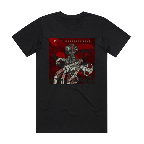 P O D Murdered Love 1 Album Cover T-Shirt Black