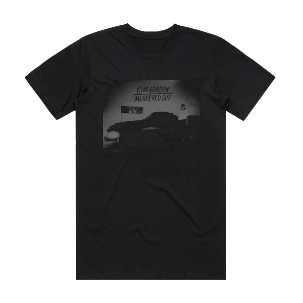 Kim Gordon Murdered Out Album Cover T-Shirt Black
