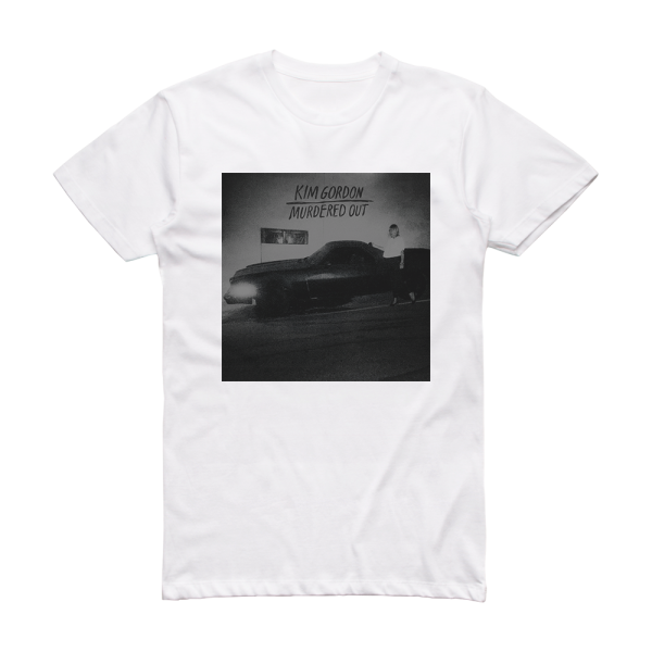 Kim Gordon Murdered Out Album Cover T-Shirt White