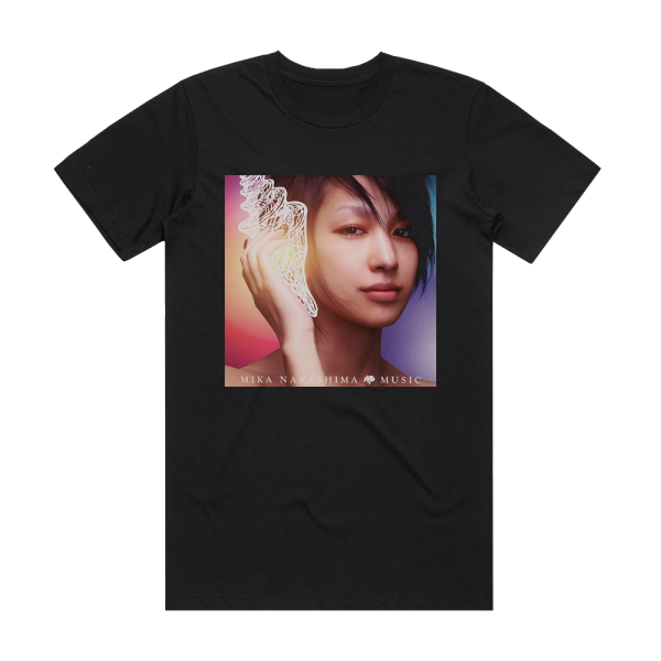 Mika Nakashima Music Album Cover T-Shirt Black