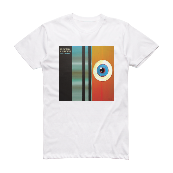Matt Berry Music For Insomniacs Album Cover T-Shirt White