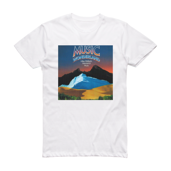 Mike Oldfield Music Wonderland Album Cover T-Shirt White