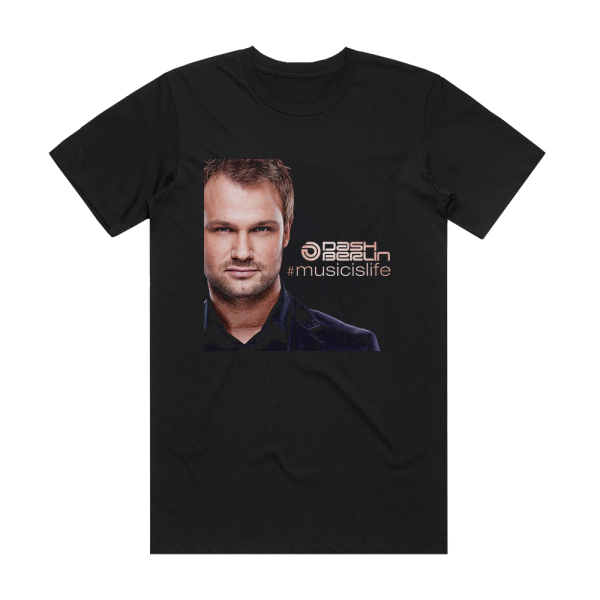 Dash Berlin Musicislife 1 Album Cover T-Shirt Black