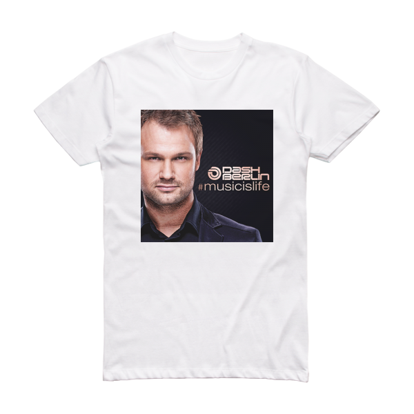 Dash Berlin Musicislife 1 Album Cover T-Shirt White