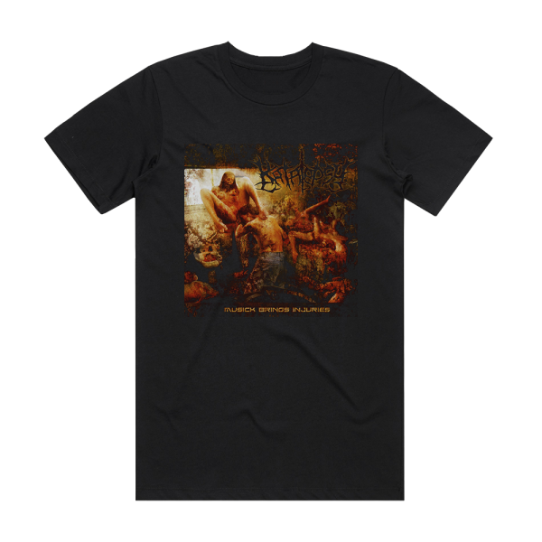 Katalepsy Musick Brings Injuries Album Cover T-Shirt Black