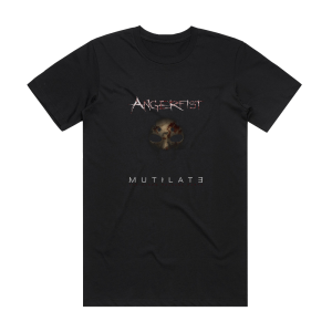 Angerfist Mutilate Album Cover T-Shirt Black