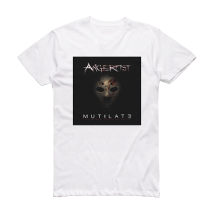 Angerfist Mutilate Album Cover T-Shirt White
