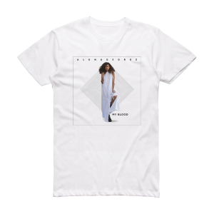 AlunaGeorge My Blood Album Cover T-Shirt White