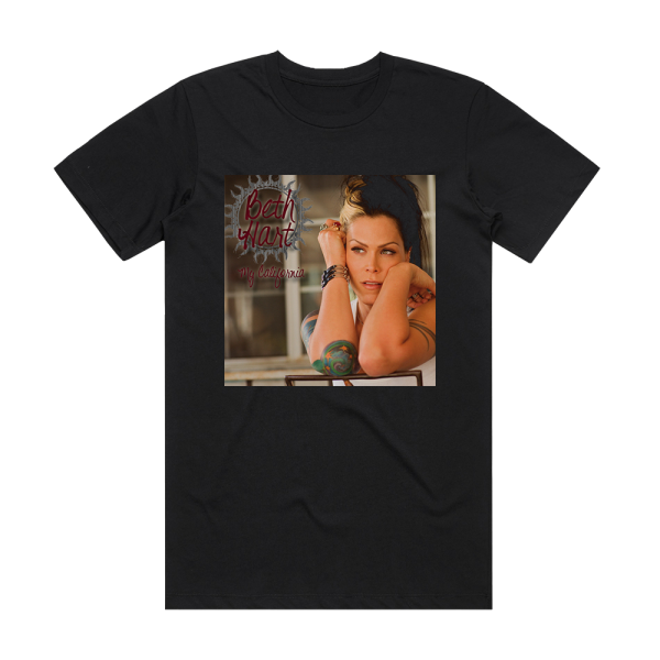 Beth Hart My California Album Cover T-Shirt Black