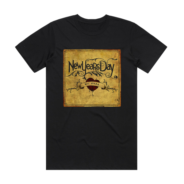 New Years Day My Dear Album Cover T-Shirt Black