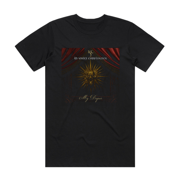 In Strict Confidence My Despair Album Cover T-Shirt Black