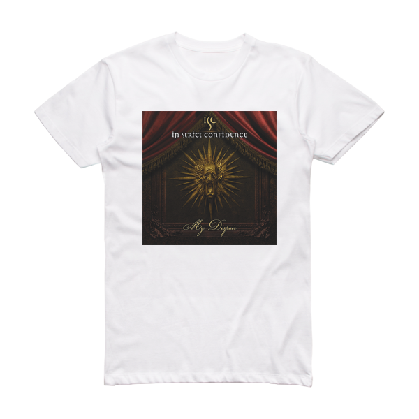 In Strict Confidence My Despair Album Cover T-Shirt White