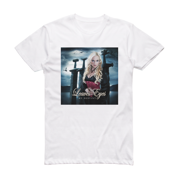 Leaves’ Eyes My Destiny Album Cover T-Shirt White