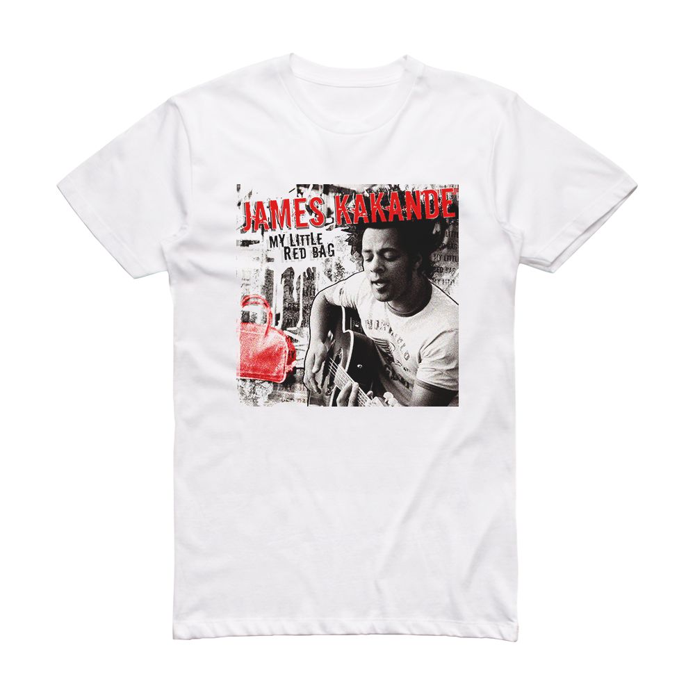 James Kakande My Little Red Bag Album Cover T-Shirt White – ALBUM COVER ...