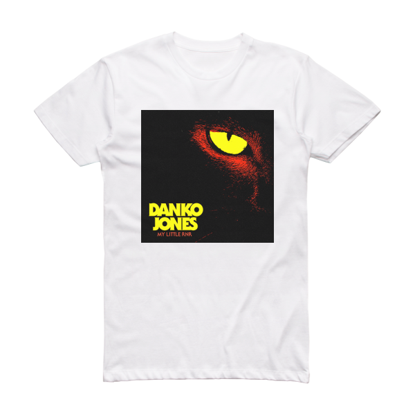 Danko Jones My Little Rnr Album Cover T-Shirt White