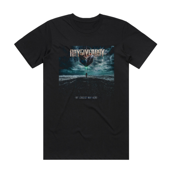 Any Given Day My Longest Way Home Album Cover T-Shirt Black