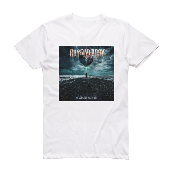 Any Given Day My Longest Way Home Album Cover T-Shirt White