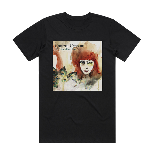 Camera Obscura My Maudlin Career Album Cover T-Shirt Black