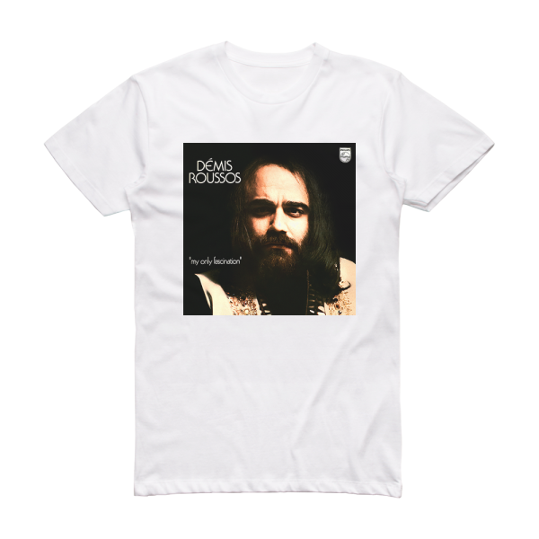 Demis Roussos My Only Fascination Album Cover T-Shirt White