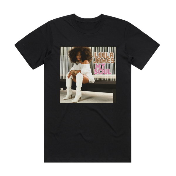 Leela James My Soul Album Cover T-Shirt Black