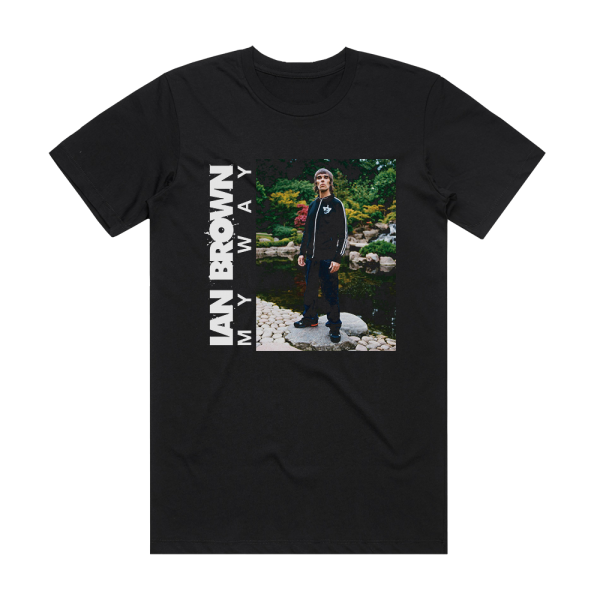 Ian Brown My Way Album Cover T-Shirt Black