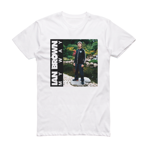 Ian Brown My Way Album Cover T-Shirt White