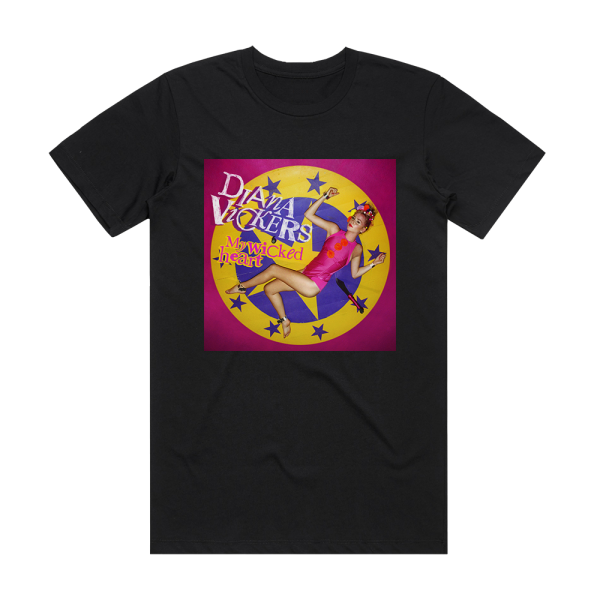 Diana Vickers My Wicked Heart Album Cover T-Shirt Black