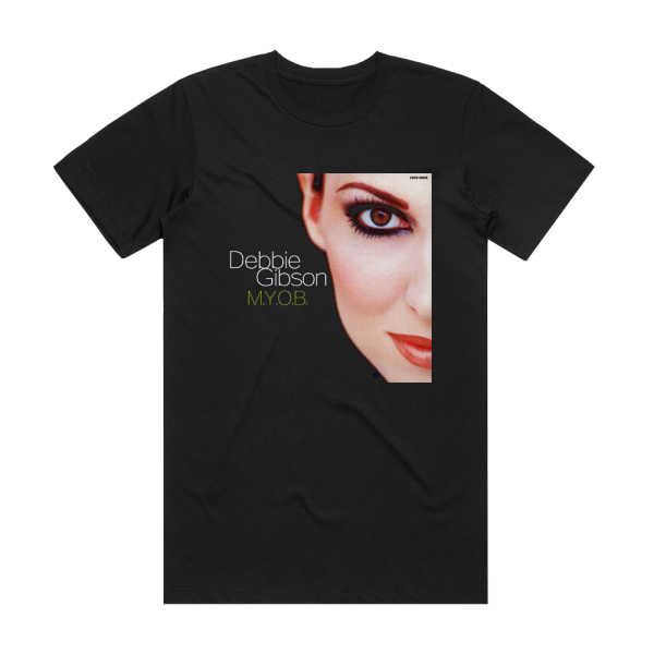 Debbie Gibson Myob Album Cover T-Shirt Black