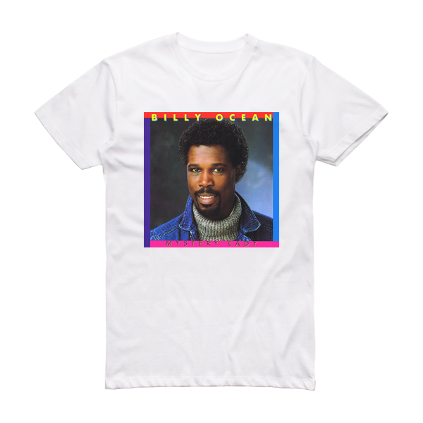 Billy Ocean Mystery Lady Album Cover T-Shirt White